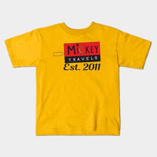 MickeyTravels Est. 2011 Kids T-Shirt